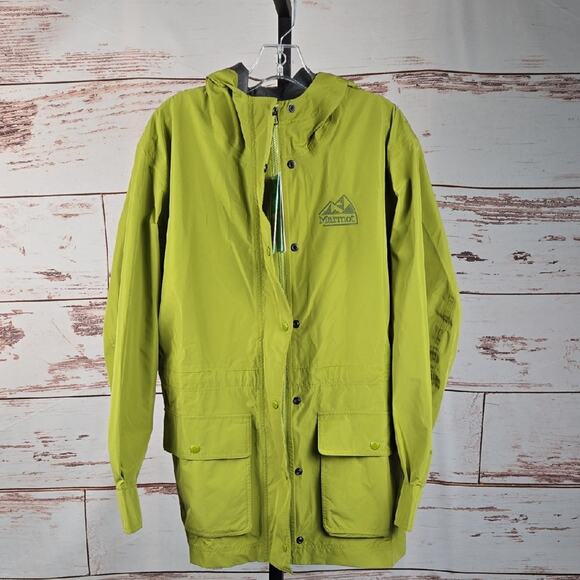 NWT Marmot Mountainworks 78 All Weather Parka Cilantro Green Womens Size Large - Picture 1 of 11